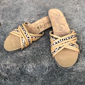 Blowfish Malibu Size 10 Cheetah 🐆 Print Sandal.
